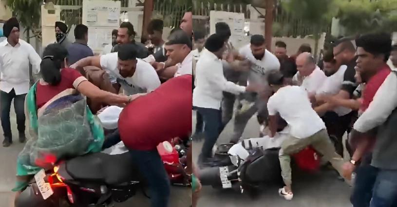 Punjab, Trending, Sikh man Jabalpur, Jabalpur Video Sikh man Beaten, Sikh Congress leader Jabalpur Viral Video, Narendra Singh Pandey Jabalpur Video, SGPC Sikh man Jalabpur Assaulted- True Scoop