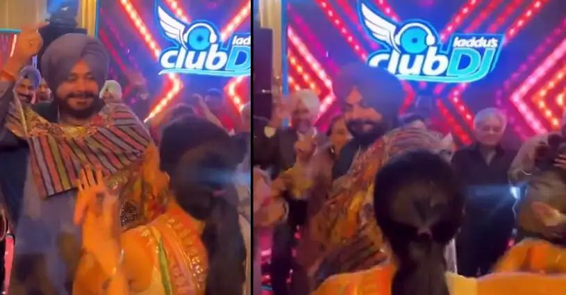 Punjab, Navjot Singh Sidhu, Navjot Singh Sidhu Dance Video, Navjot Singh Sidhu Son Wedding, Navjot Singh Sidhu Son Marriage, Navjot Singh Sidhu Son Wedding Dance, Karan Sidhu Marriage, Karan Sidhu Marriage Punjab, Navjot Singh Sidhu Animal Song- True Scoop