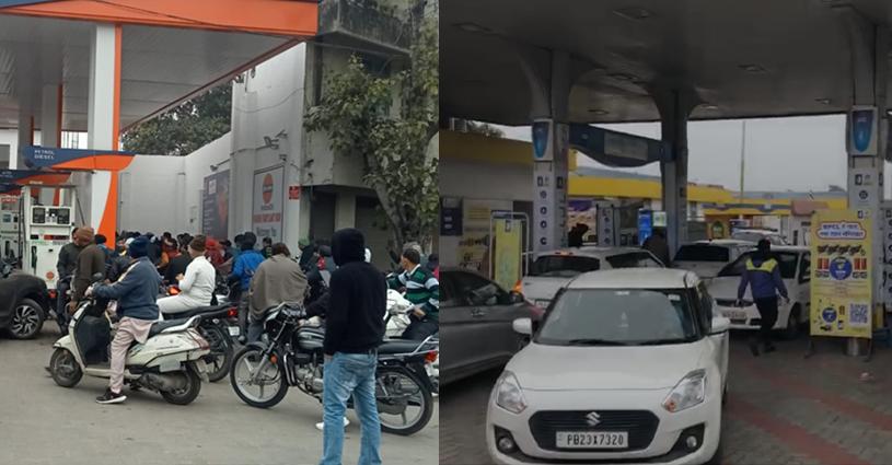 Punjab, Trending, Fuel Crisis Punjab, Fuel Shortage, Strike action, gasoline pump, Driver's strike, Transporters strike, Tank truck, Diesel Fuel, Petrol, daily news, Local news, Jalandhar news, Ludhiana news, Fuel crisis, Oil shortage- True Scoop