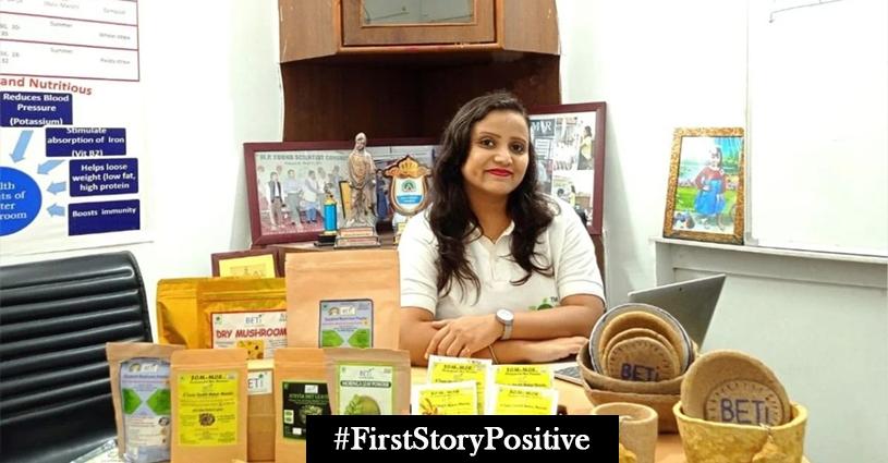 First Story Positive, Dr Pooja Dubey Pandey, Positive news, Indore, Mushroom farming, stubble burning, Environment, Alternatives to Stubble burning, What is stubble burning, India, Trending- True Scoop