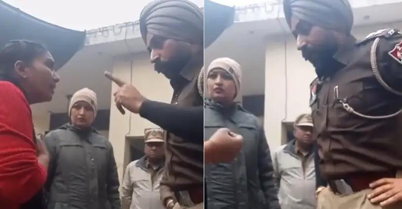 Punjab, Trending, Ludhiana SHO, Ludhiana Daba SHO, Ludhiana Daba SHO Misconduct, Ludhiana Daba SHO Viral Video, Ludhiana Woman Activist SHO Viral Video, Daba Rape and Murder Case- True Scoop