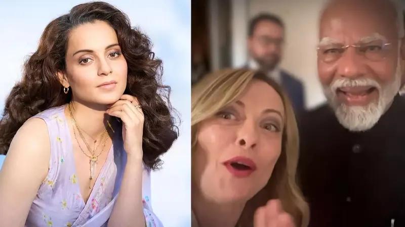 OTT, Kangana Ranaut, Kangana Ranaut Melodi Meme, Kangana Ranaut reaction melodi meme, Kangana Ranaut reaction Meloni Selfie Video, Italy PM Meloni selfie video Kangana Ranaut Reaction- True Scoop