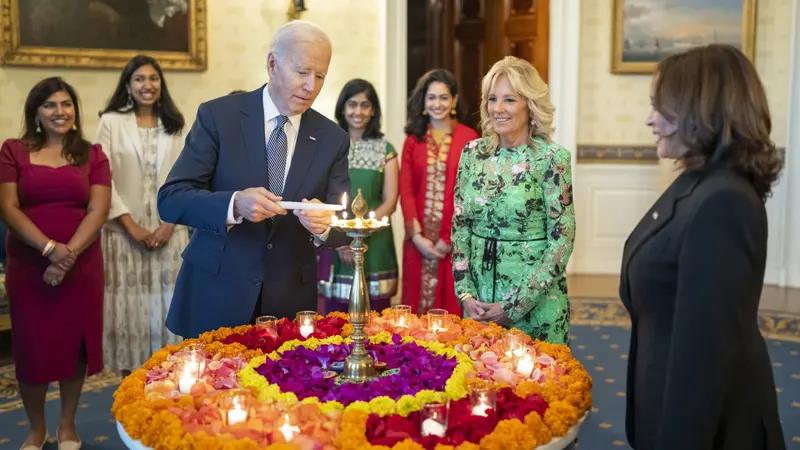 Trending, USA, India, US  Diwali, US  Diwali celebration, US  Diwali public holiday, US  Diwali holiday, Joe Biden, Joe Biden Diwali, Kamala Harris, Kamala Harris Diwali, White House Diwali, White House Diwali celebration- True Scoop