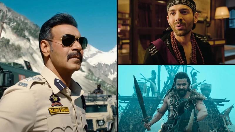 OTT, New Releases in November 2024, Singham Again, OTT releases, Bhool Bhulaiyaa 3 return- True Scoop