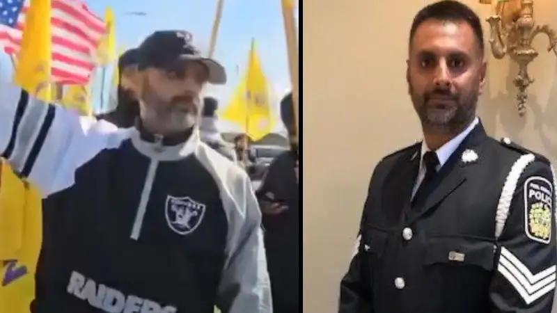 Punjab, Peel Police officer Harinder Sohi, Harinder Sohi Khalistan protest, Sargent Harinder Sohi Khalistan Attack Brampton, Who is Harinder Sohi, Harinder Sohi Suspension Reason, Harinder Sohi Khalistan Protest, Khalistan protest Harinder Sohi, Harinder Sohi Khalistan Mob Attack- True Scoop