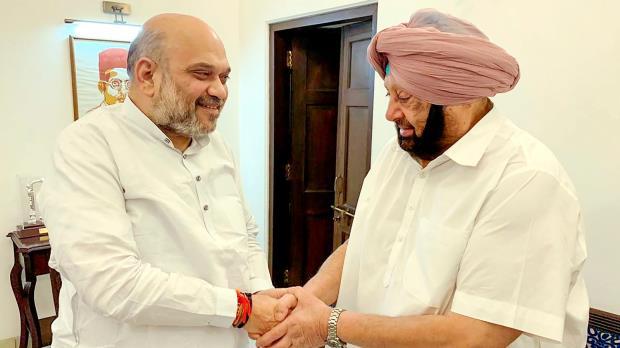 Punjab Lok Congress, Captain Amrinder Singh, Amit Shah, Amit Shah met Amrinder Singh, Punjab News, Assembly election2022, true scoop news- True Scoop