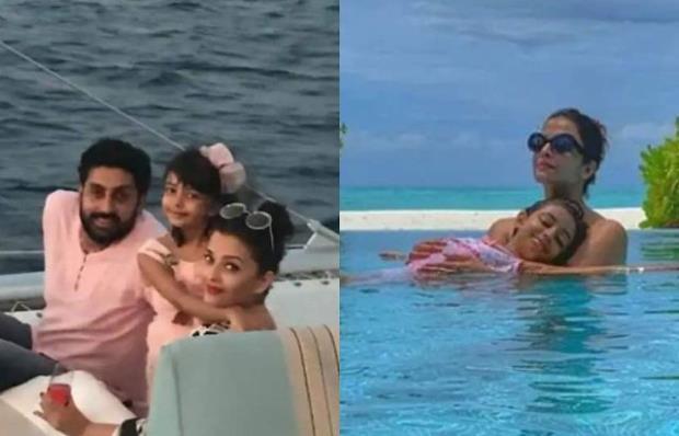 Aishwarya Rai Bachchan Aaradhya pool pics, Aishwarya Aaradhya pool pics, Aishwarya Aaradhya holiday pics, Aishwarya Rai Bachchan, Abhishek Bachchan, Aaradhya Bachchan, Entertainment news- True Scoop