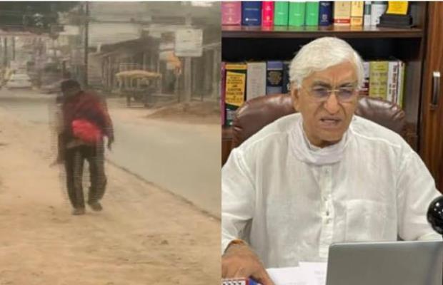 Viral Video, Man carries daughter on shoulder, Man walked 10 km carrying daughters dead body, Man carries daughter deadbody, Chhattisgarh viral video, Home Minister TS Singh Deo, Trending news, Live, Breaking news, Current Affairs news, English news- True Scoop