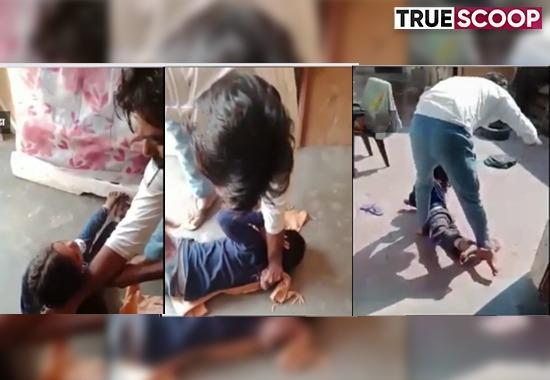 Ram Pura Phool, viral video, father thrashed daughter, 8 year old girl, father beats daughter, Punjab News- True Scoop