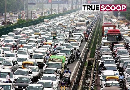 Delhi Traffic Bharat Bandh, Bharat Bandh 20th June, Bharat Bandh Today, Delhi Traffic Jam Today, Bharat Bandh Delhi Traffic Today, Delhi Jam Updates, Bharat Bandh Agnipath Protest, Agnipath Protest Today, Delhi-NCR Traffic Video Today- True Scoop