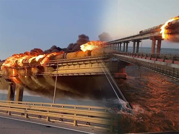 Kerch Bridge, Crimea Bridge, Kerch Bridge Explosion Video, Kerch Bridge Fire Video, Crimea Bridge Fire Video, Crimea Bridge Explosion Video, World News, World News Today,Top World News, World News Headlines,World Breaking News,International News,Latest World News, Politics News- True Scoop