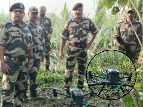 Drone shot down, Shahpur border drone, BSF personnel brings down drone, Punjab News, Punjab News Today, Latest Punjab News, Top Punjab News, Punjab News Live, Punjab News Update- True Scoop