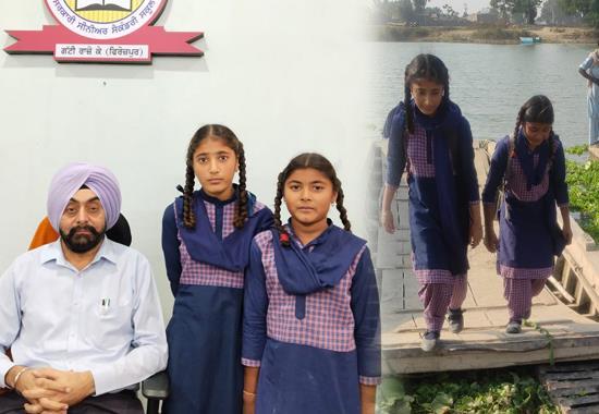 First story positive, firozpur girls, 3 girls inspiring story, inspiring story, Firozpur girls cross stulej river, Special, Coverage, Special Report, Analysis, Behind The Scenes news- True Scoop