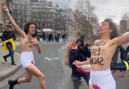 Paris,Paris Abortion Law,Paris Abortion Topless Women,Topless Women Protest Paris Abortion,World News,World News Today,Top World News,World News Headlines,World Breaking News,International News,Latest World News,Politics News- True Scoop