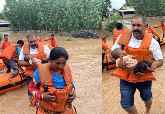 Sushil Rinku, Jalandhar MP Sushil Rinku, Sushil Rinku Punjab Flood, Sushil Rinku Phillaur Flood, Sushil Rinku Phillaur Flood Evacuation, Punjab News, Punjab News Today, Latest Punjab News, Top Punjab News, Punjab News Live, Punjab News Update- True Scoop